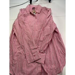 Vero Moda Long Sleeve Button Shirt Mens Med NWT